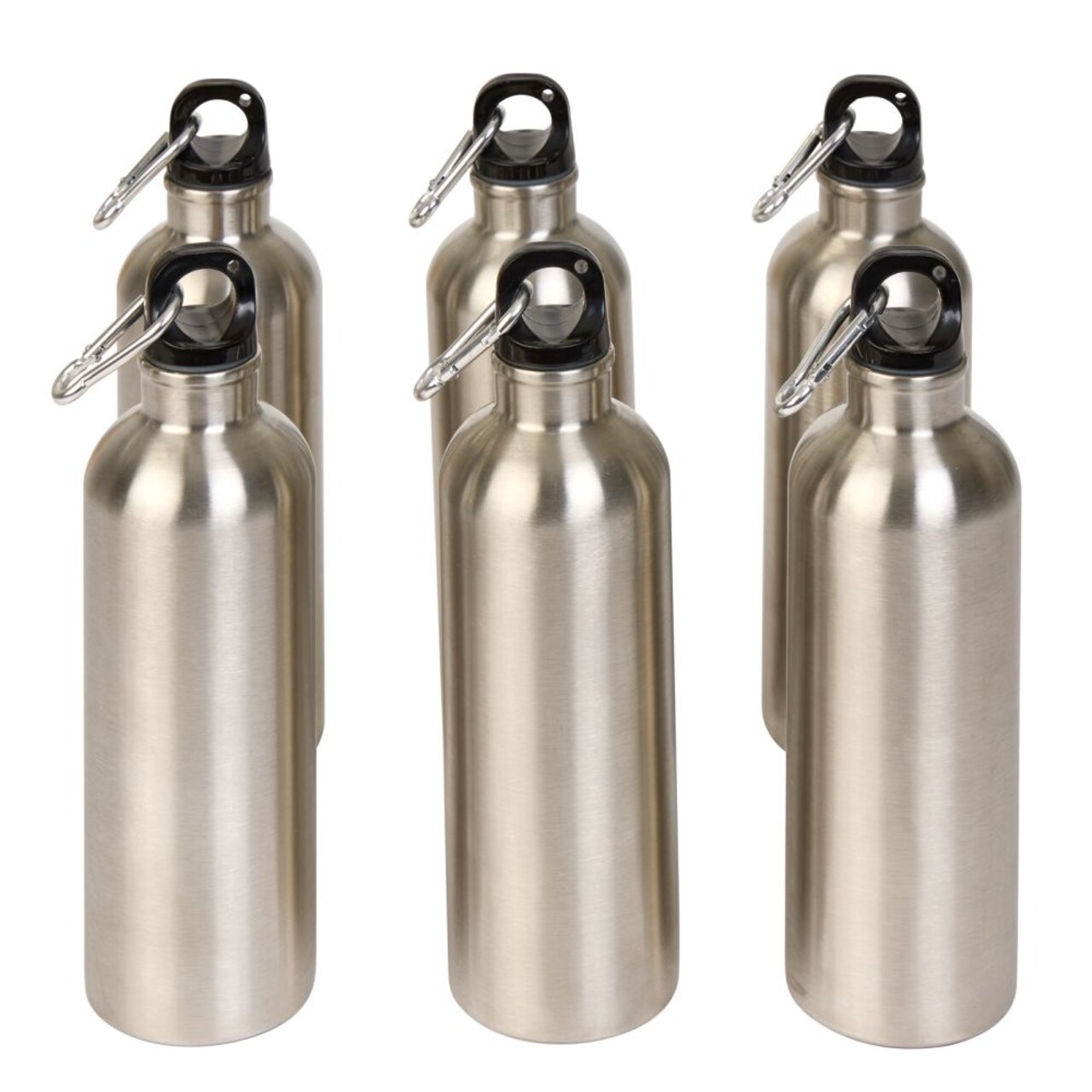 Colorations Decorate Your Own Stainless Steel Water Bottles - Set of 6